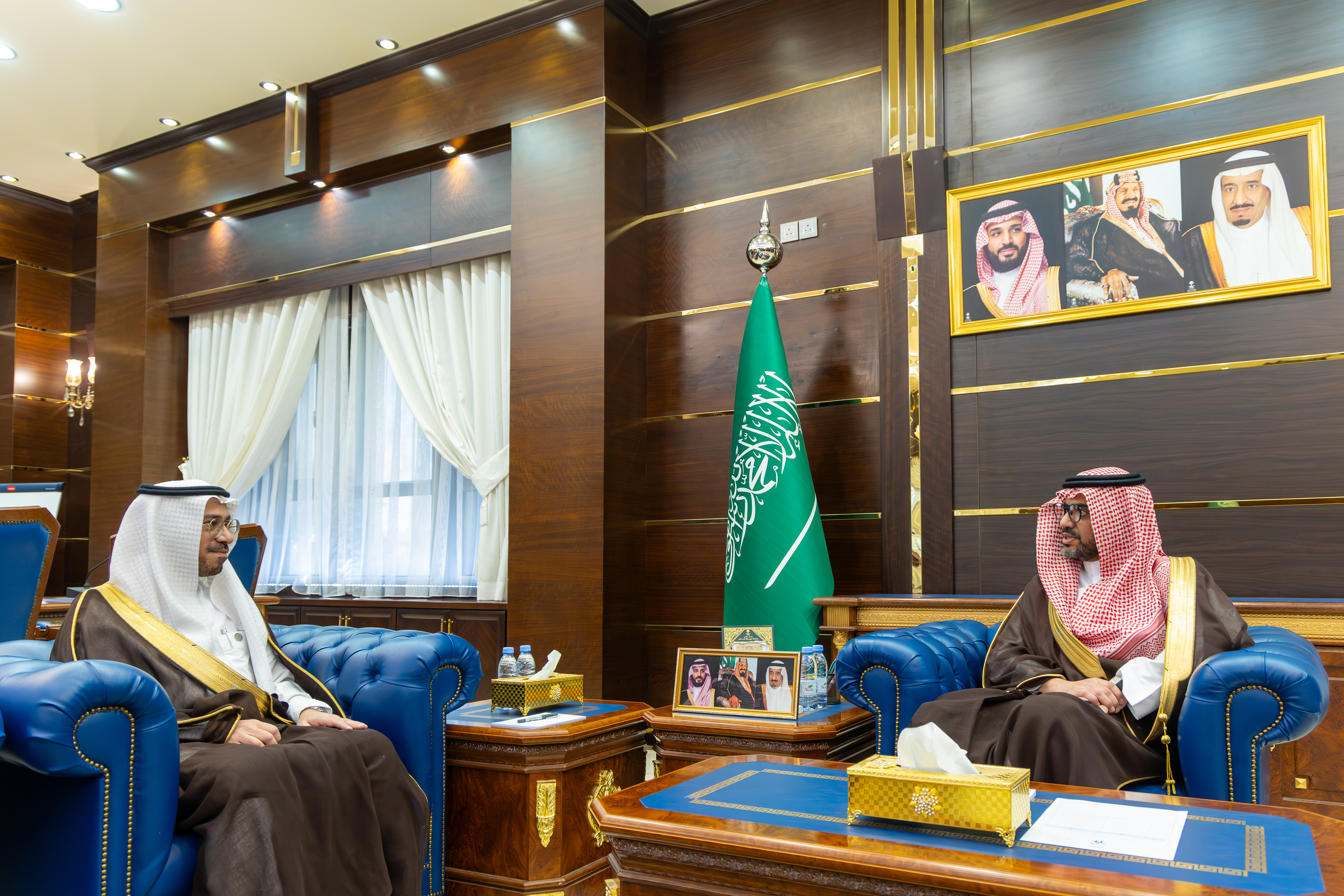 رئيس الجامعة الإسلامية يستقبل الأمين العام لمجمع الملك سلمان العالمي للغة العربية